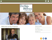 Tablet Screenshot of dentalwellnessdc.com